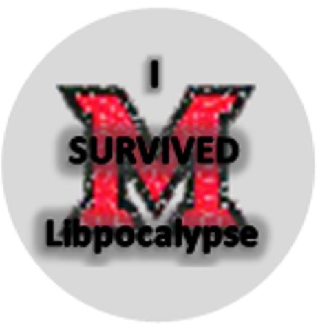Libpocalypse Survivor button with logo